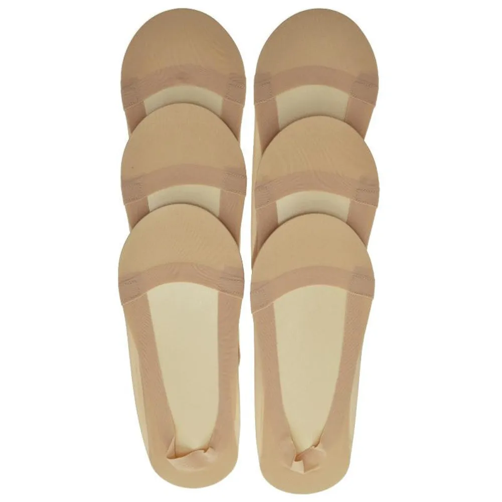 12 Pair Women Loafer Boat Invisible Nonslip No Show Low Cut Socks Beige 9-11