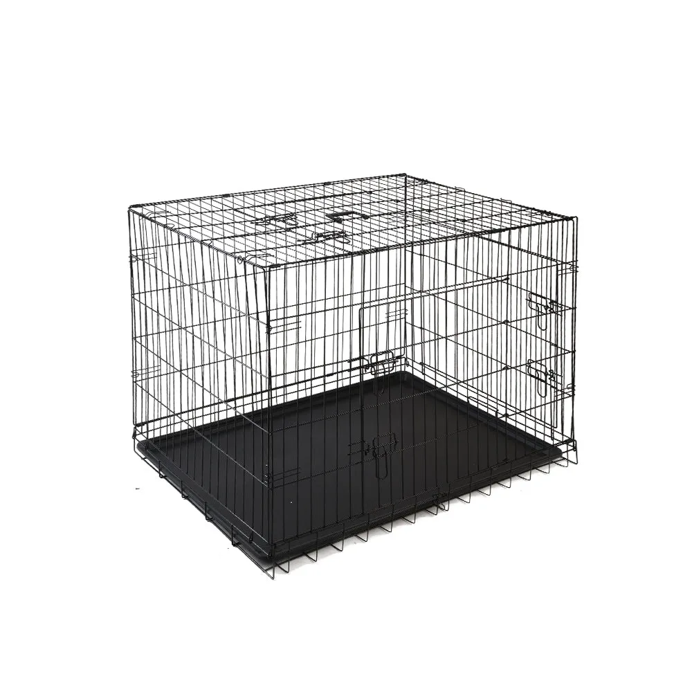 42" Dog Cage Crate | Large Kennel 3 Doors