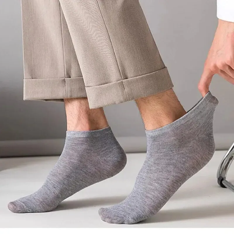 8 Pairs no Slip Boat Socks Low Cut Invisible Breathable