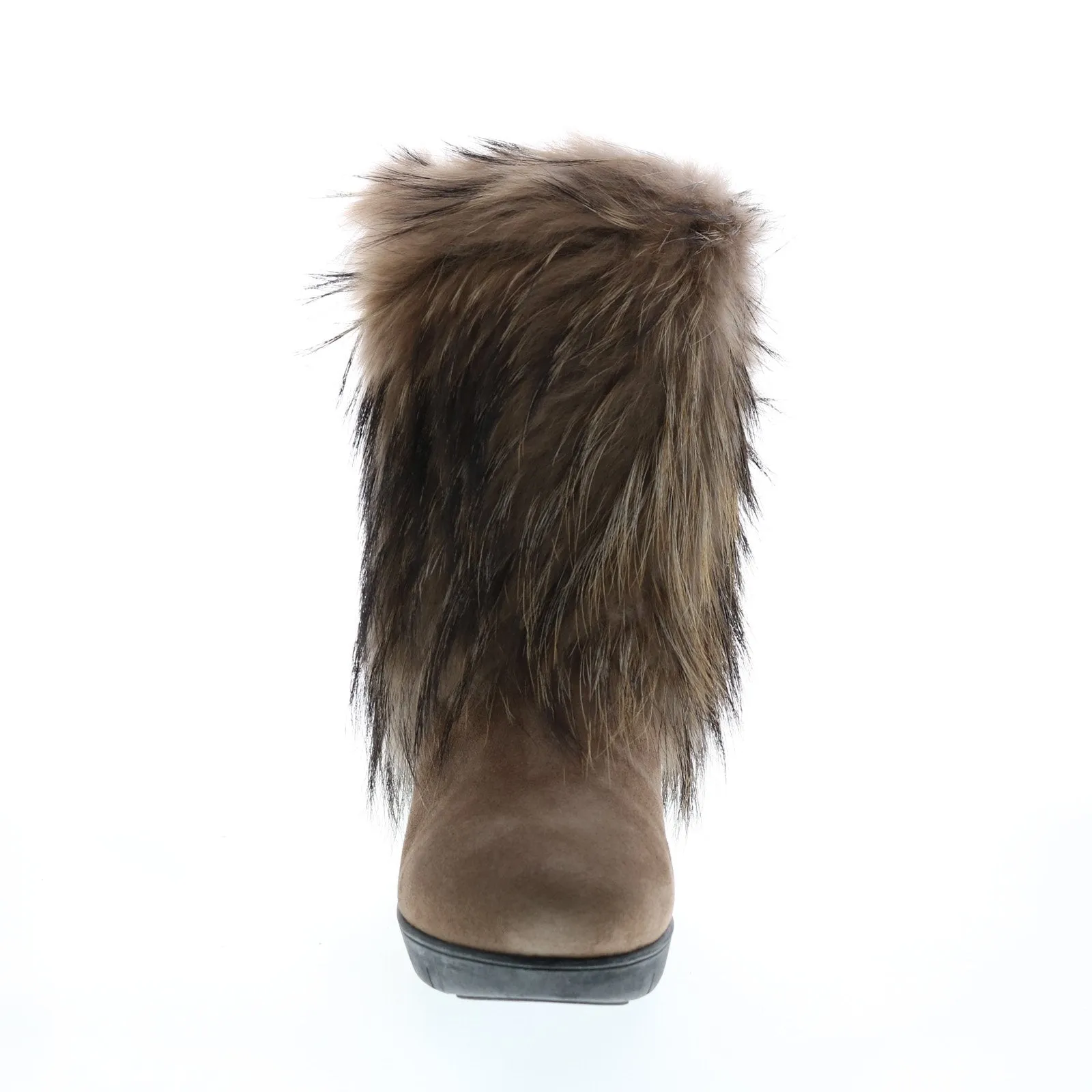 Aquatalia Wilamina Suede 34L0880-TPE Womens Brown Suede Casual Dress Boots