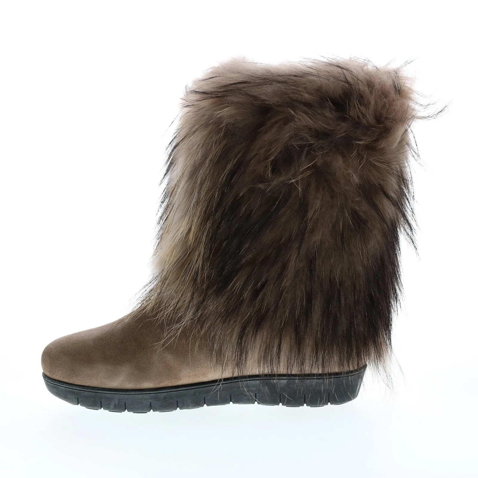 Aquatalia Wilamina Suede 34L0880-TPE Womens Brown Suede Casual Dress Boots