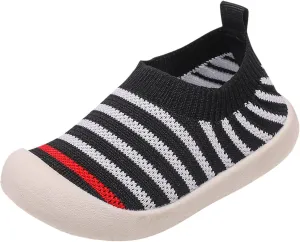 Baby Shoes Slip on Sock Shoes Infant Walking Shoes Non-Slip Breathable Toddler Sneakers Boys Girls Tennis Shoes