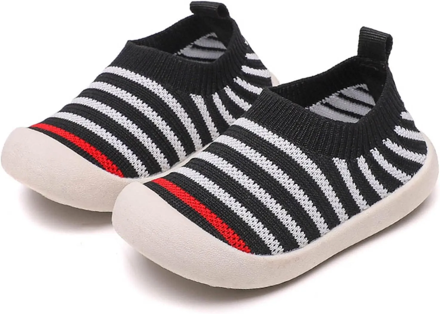 Baby Shoes Slip on Sock Shoes Infant Walking Shoes Non-Slip Breathable Toddler Sneakers Boys Girls Tennis Shoes