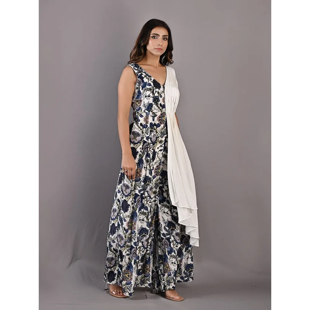 Bohame Abelia Multi & Off White Jumpsuit