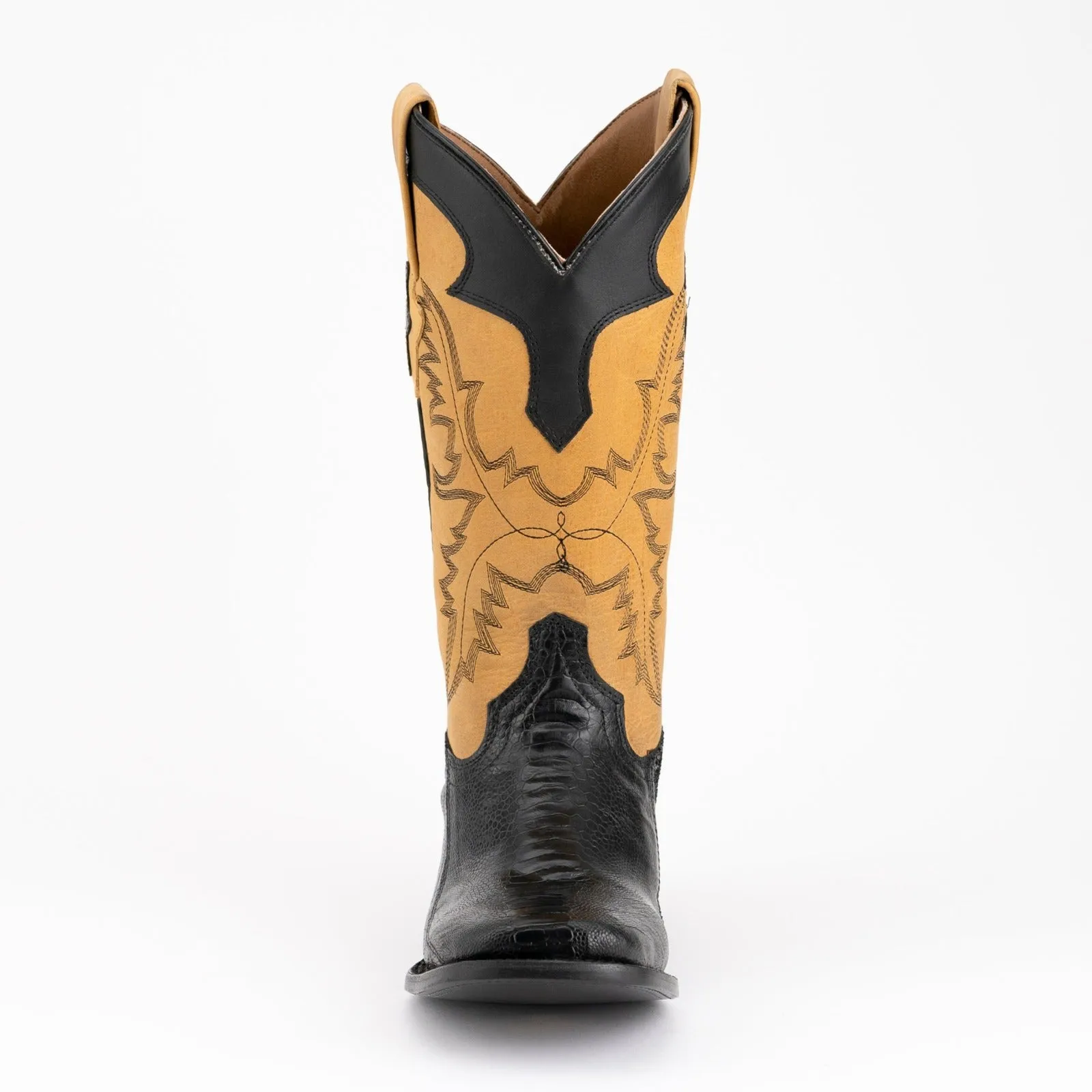 Ferrini Men's Nash Ostrich Leg Square Toe Boots 11493-04
