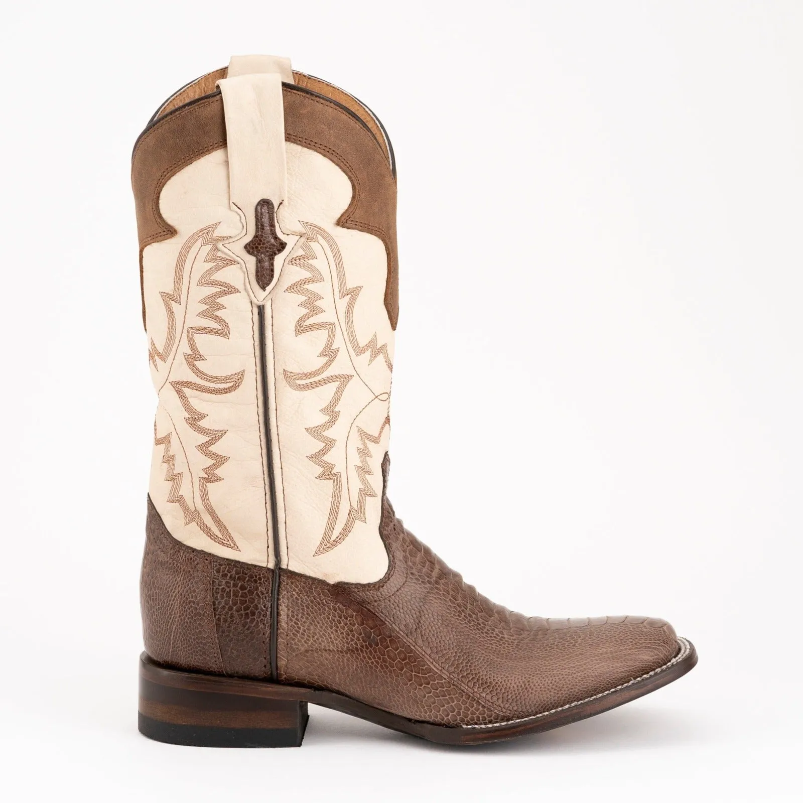 Ferrini Men's Nash Ostrich Leg Square Toe Boots 11493-10