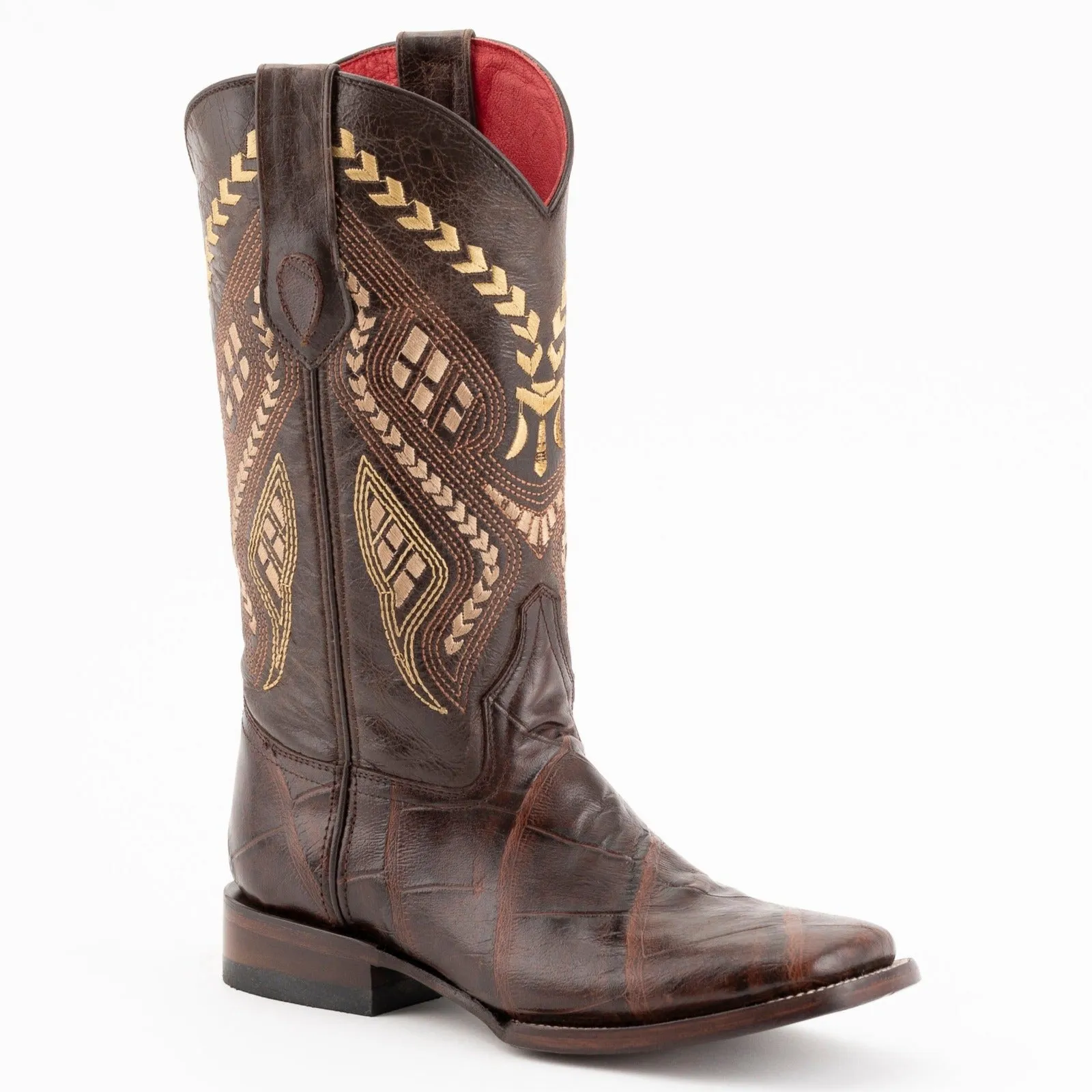 Ferrini Women's Jesse Alligator Print Square Toe Boots 93593-09