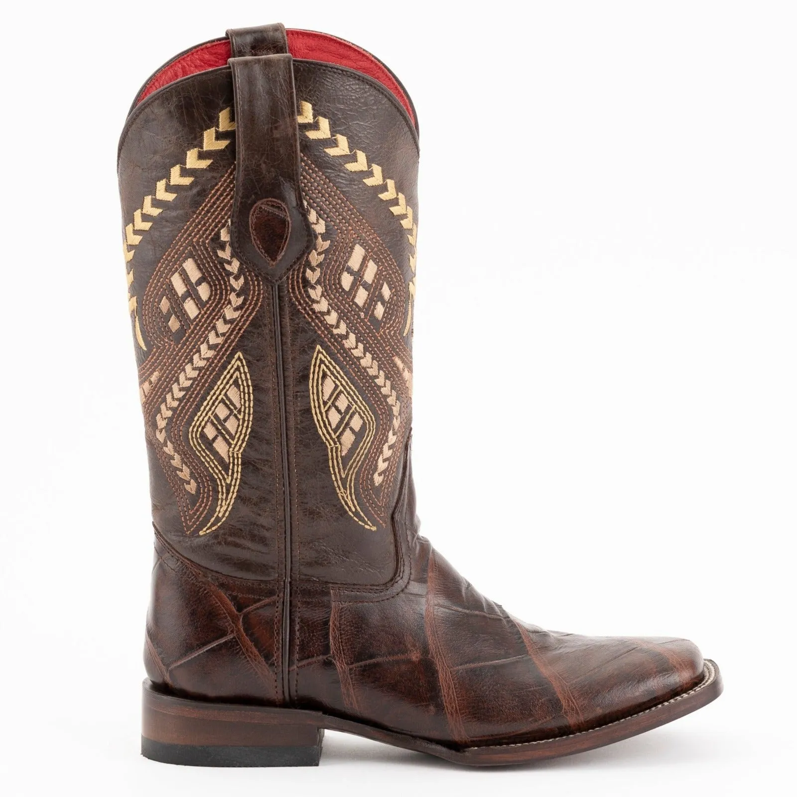 Ferrini Women's Jesse Alligator Print Square Toe Boots 93593-09