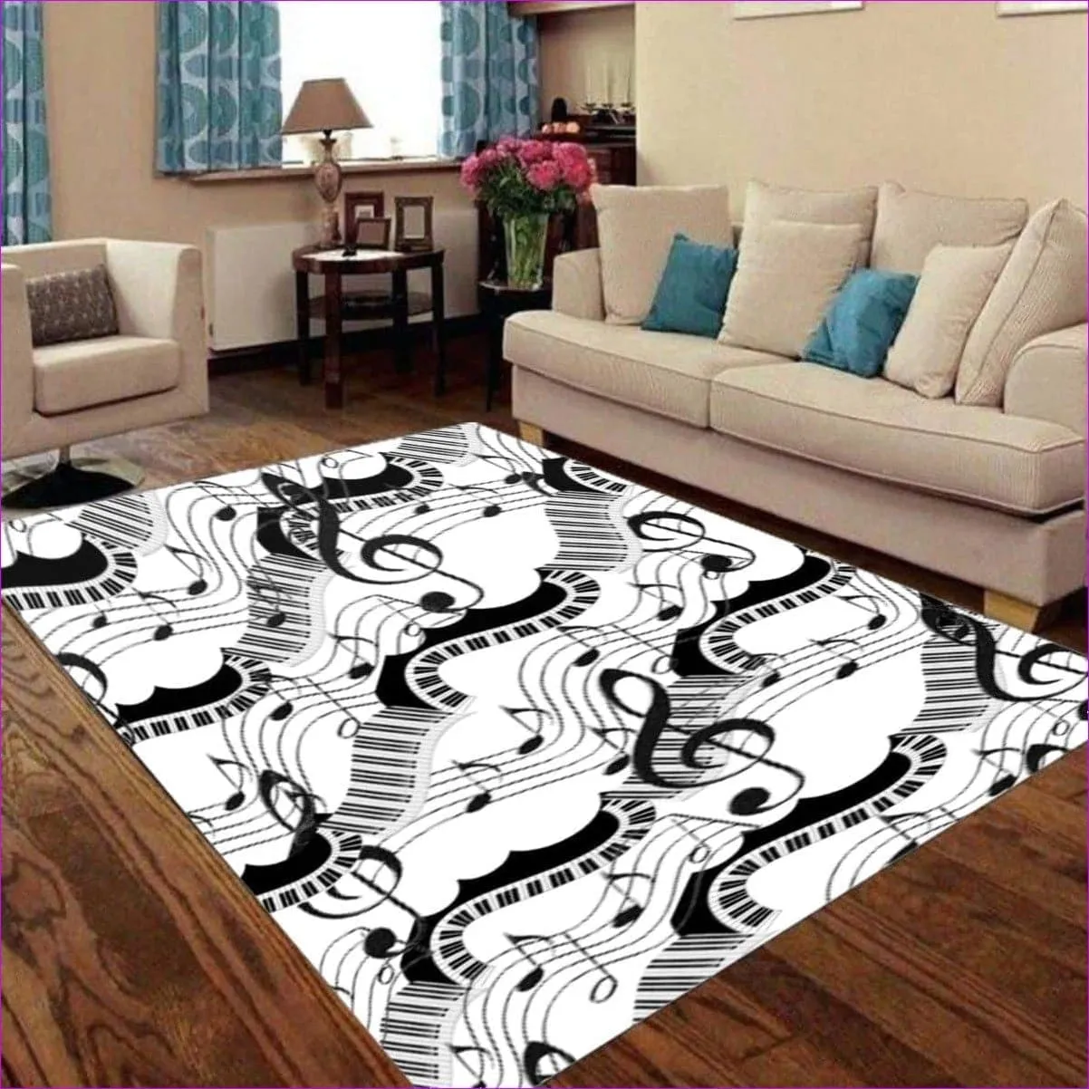 Keys Foldable Rectangular Floor Mat