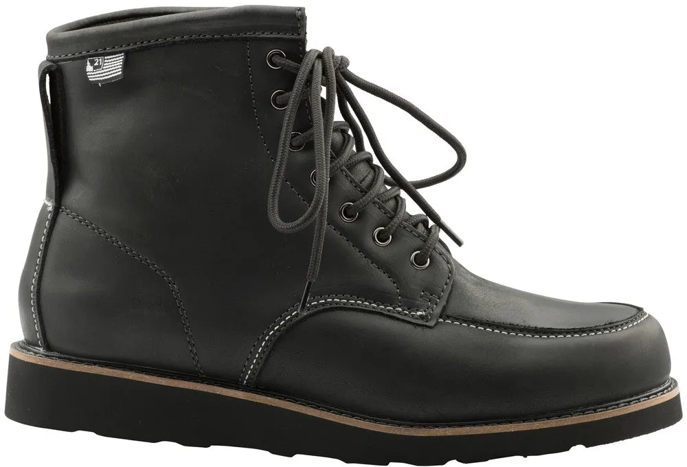 Leather Journey Boots in Black by Highway 21
