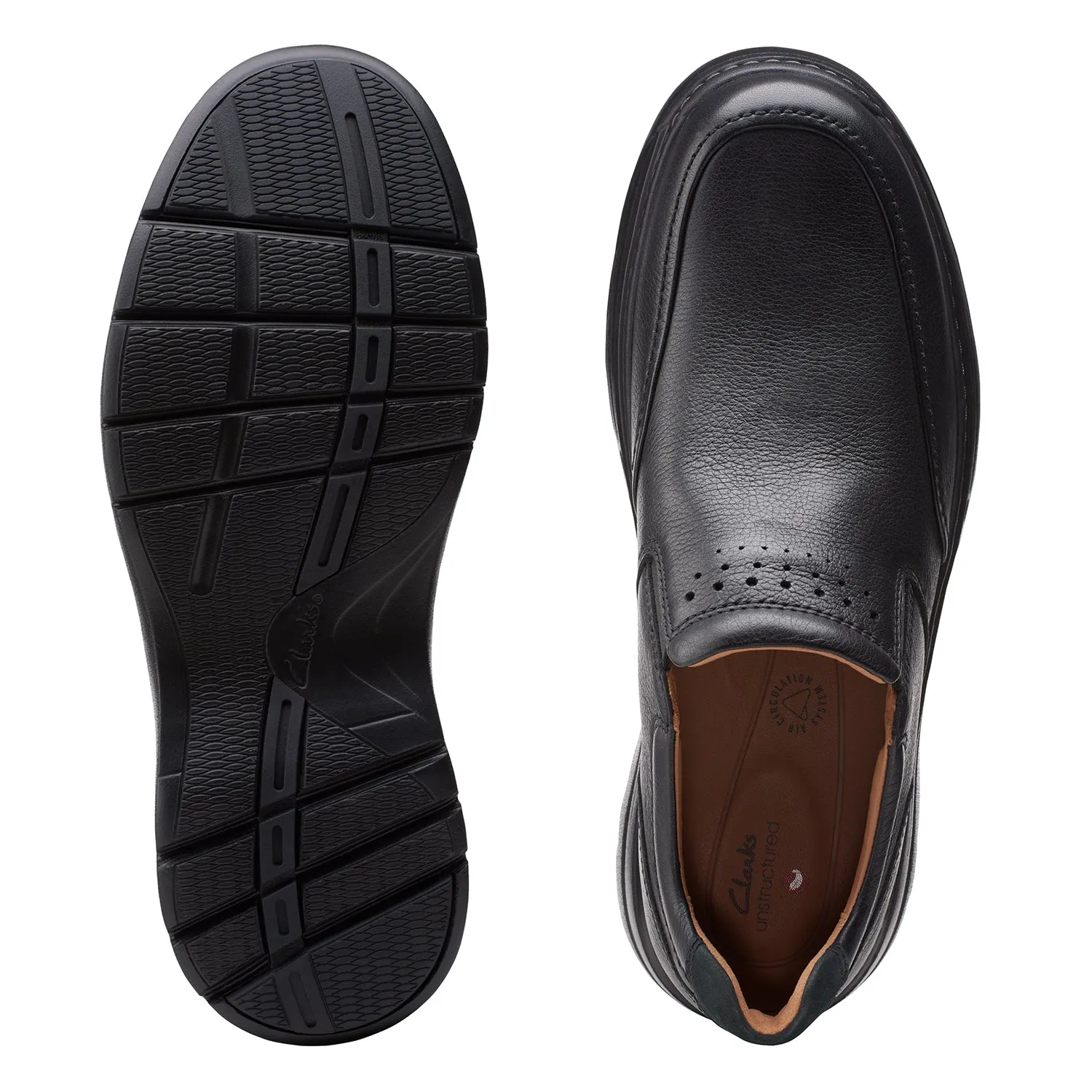Mens - Un Abode Strap Black Leather