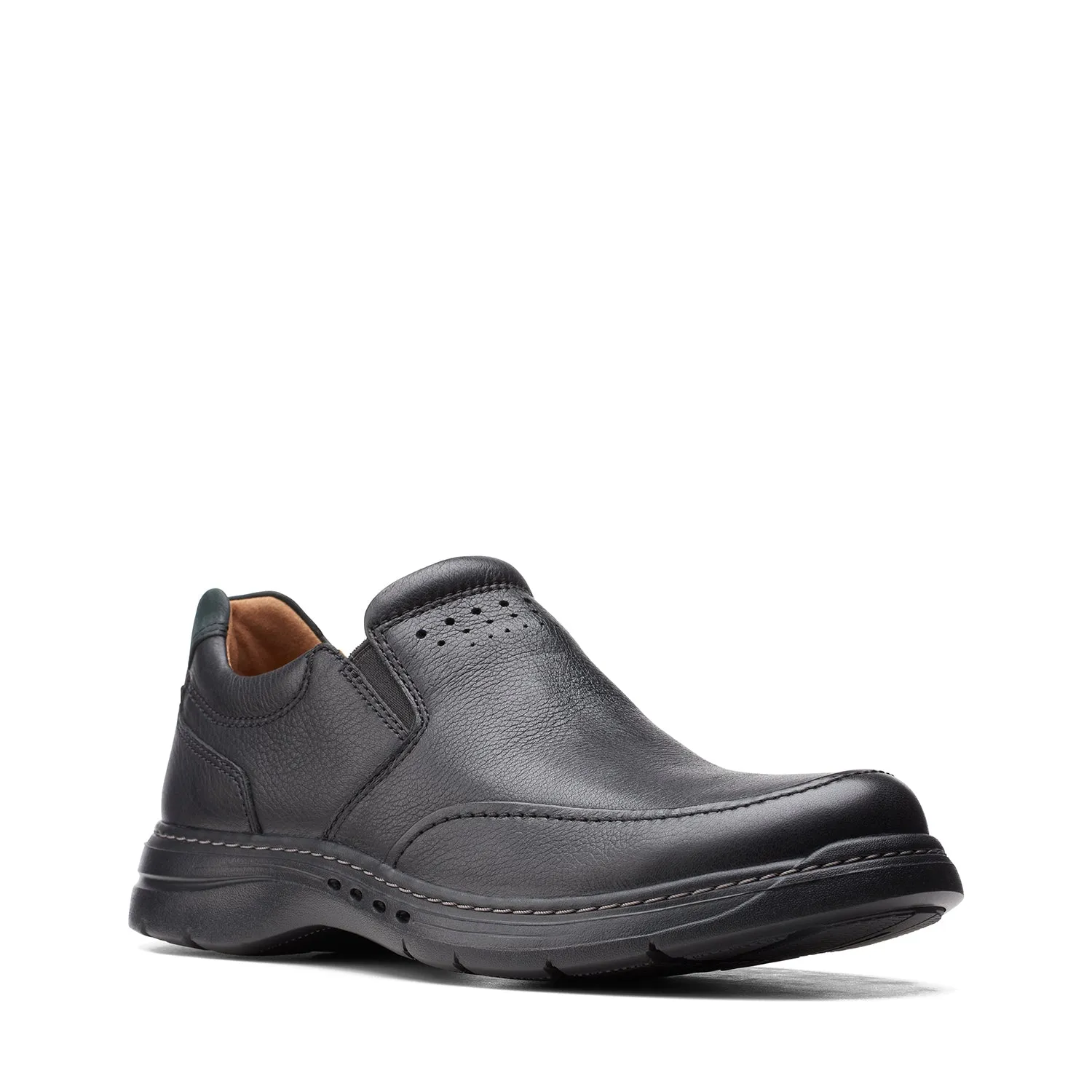 Mens - Un Abode Strap Black Leather