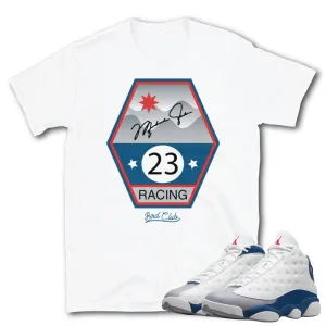 Retro 13 French Blue Shirt