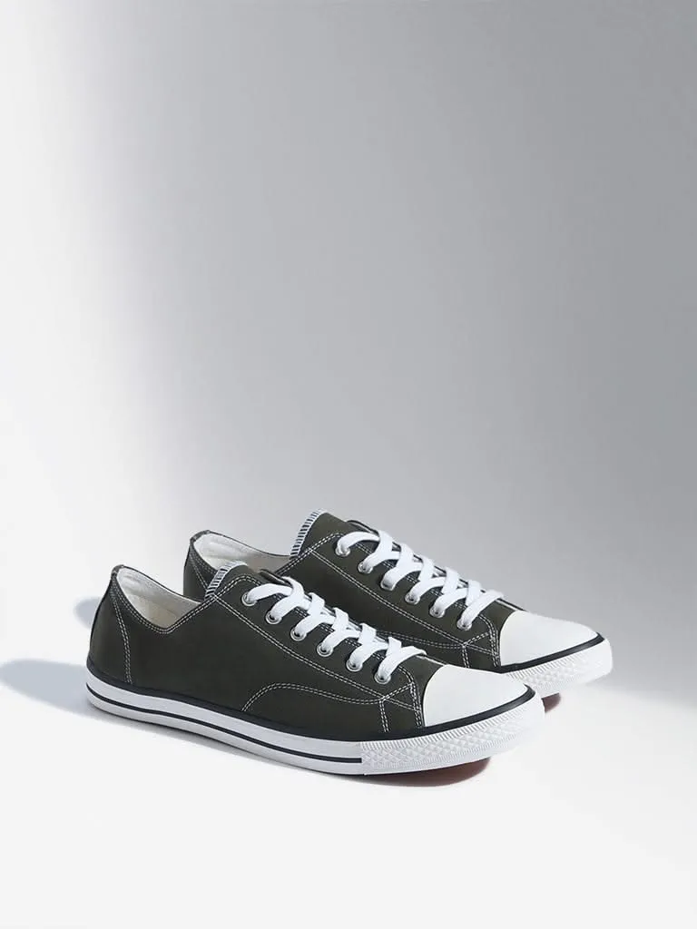 SOLEPLAY Olive Canvas Shoes