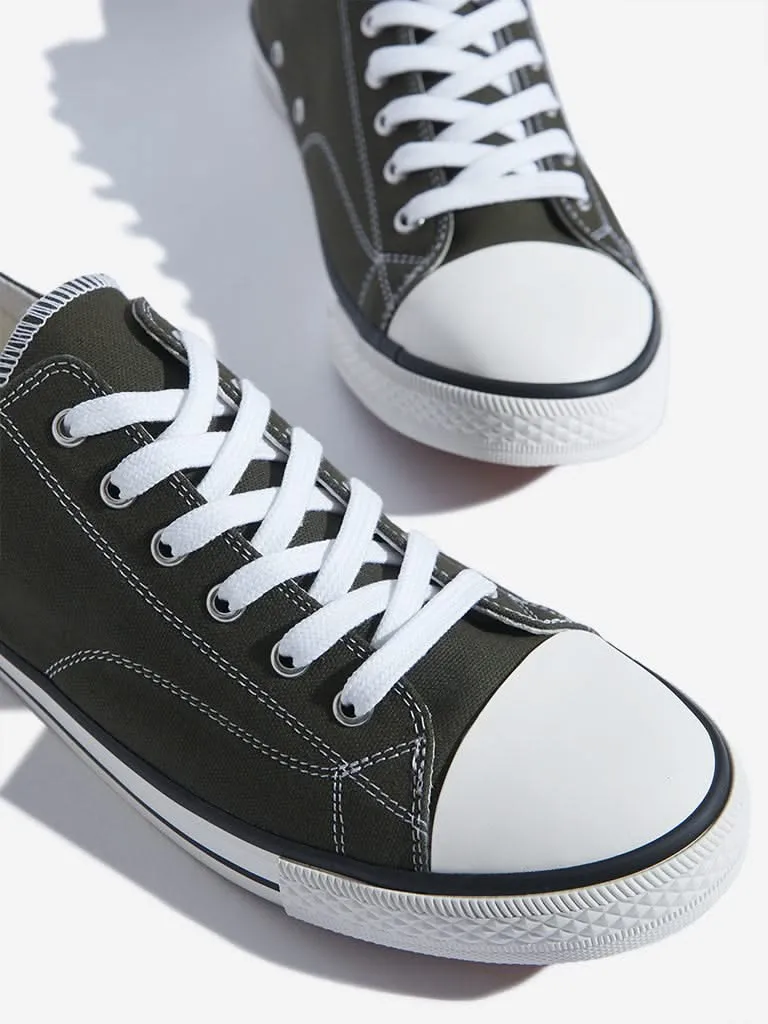 SOLEPLAY Olive Canvas Shoes